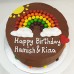 Rainbow - Rainbow Skittles Cake (D,V)